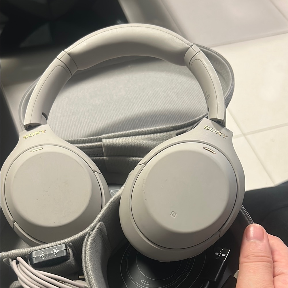 Sony Gray Over-Ear Headphones with Plush Padding

Sony W1000XM4